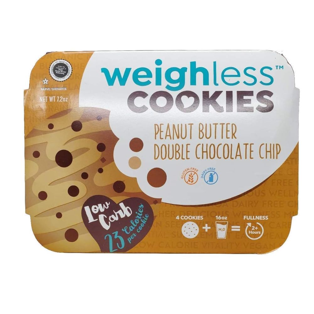 Weighless Peanut Butter Double Chocolate Chip Cookies 4 ct