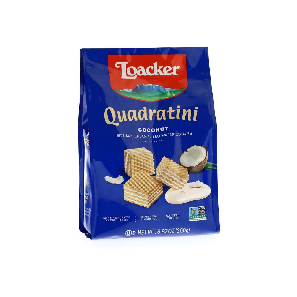Loacker Quadratini Coconut 8.82 oz