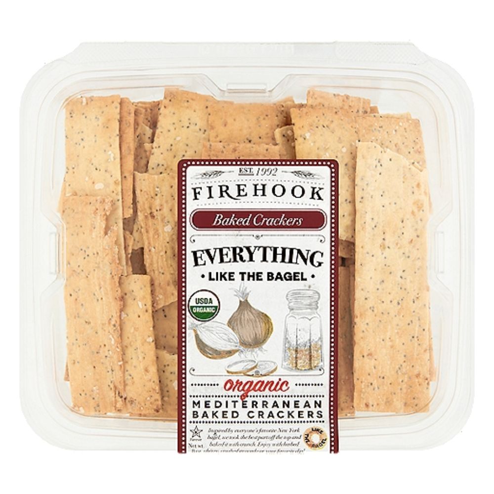 Firehook Everything Like The Bagel Crackers 8 oz