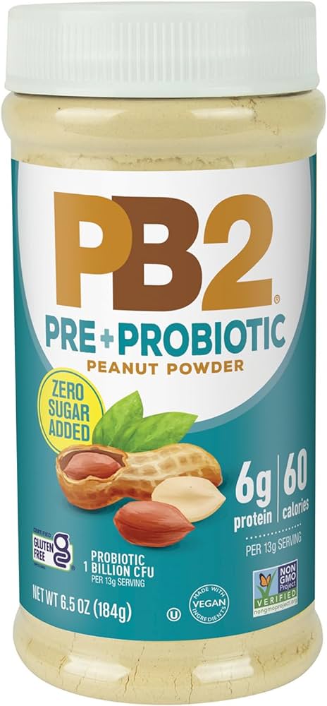 PB2 Peanut Butter Powder Prebiotics and Probiotics 6.5 oz