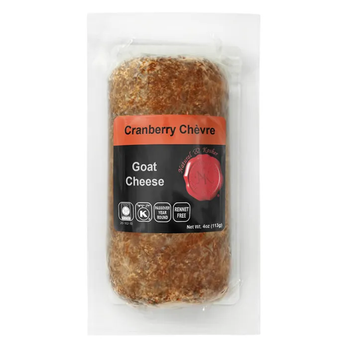 Natural & Kosher Cranberry Goat Tube 4 oz