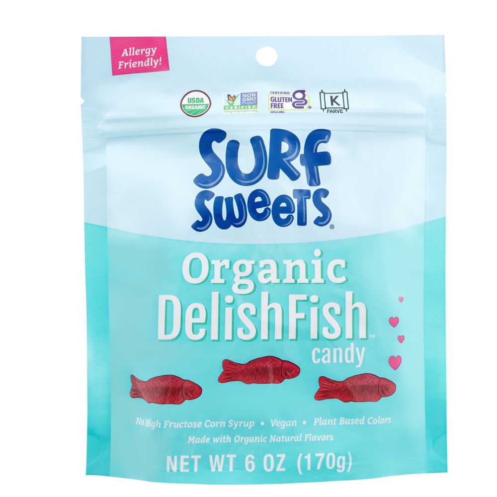 Surf Sweets Organic DelishFish Candy 6 oz