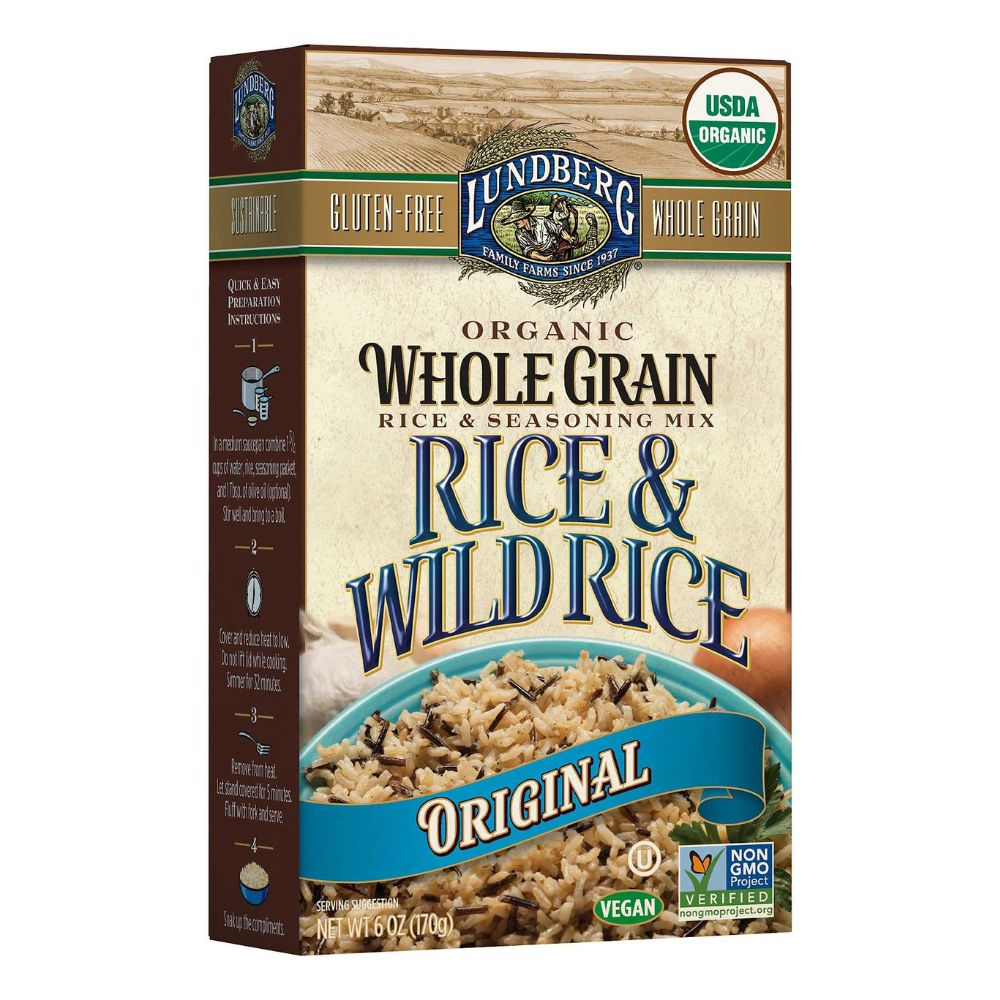 Lundberg Organic Whole Grain & Wild Rice Original 6 oz