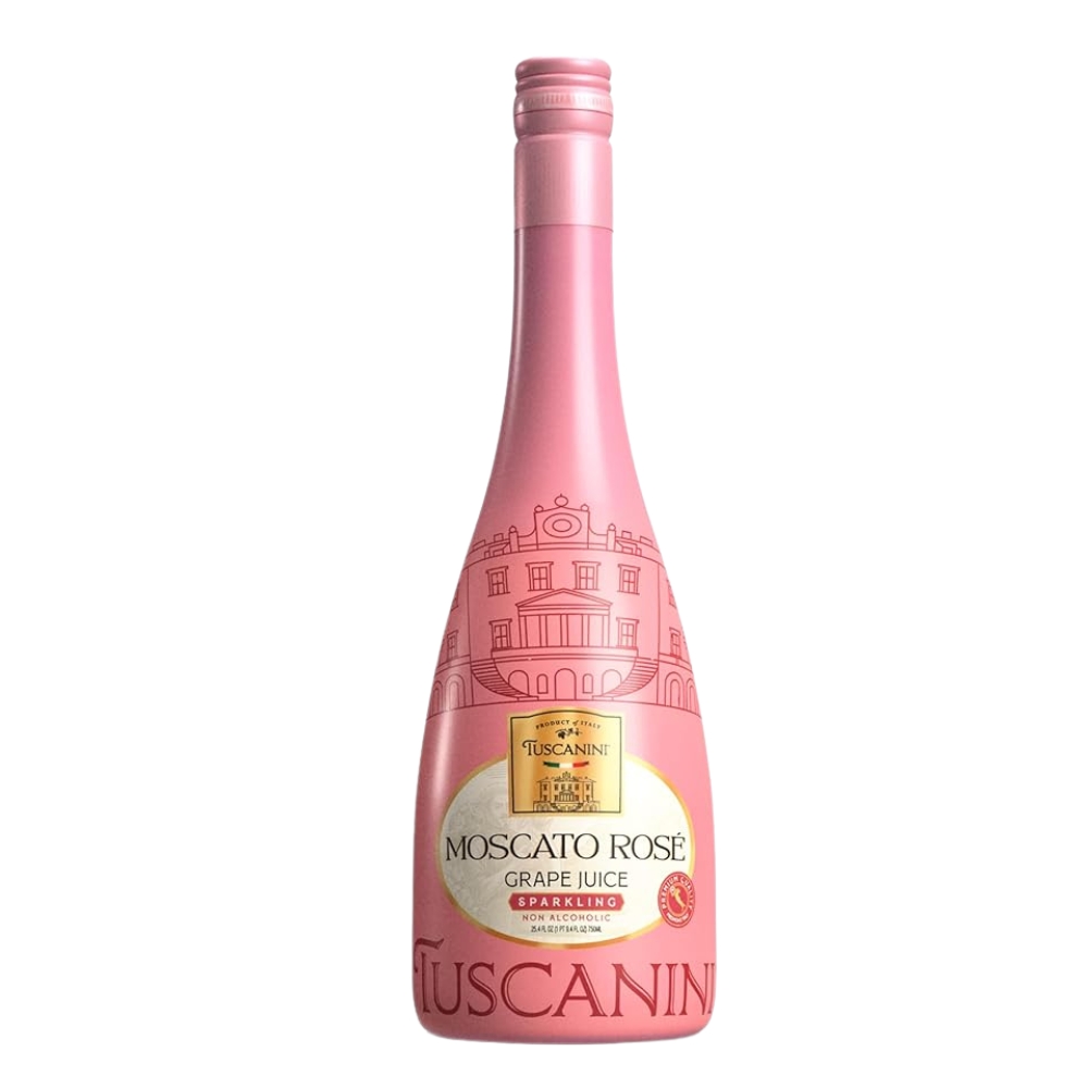 Tuscanini Rose Grape Sparkling Juice 25.4 oz