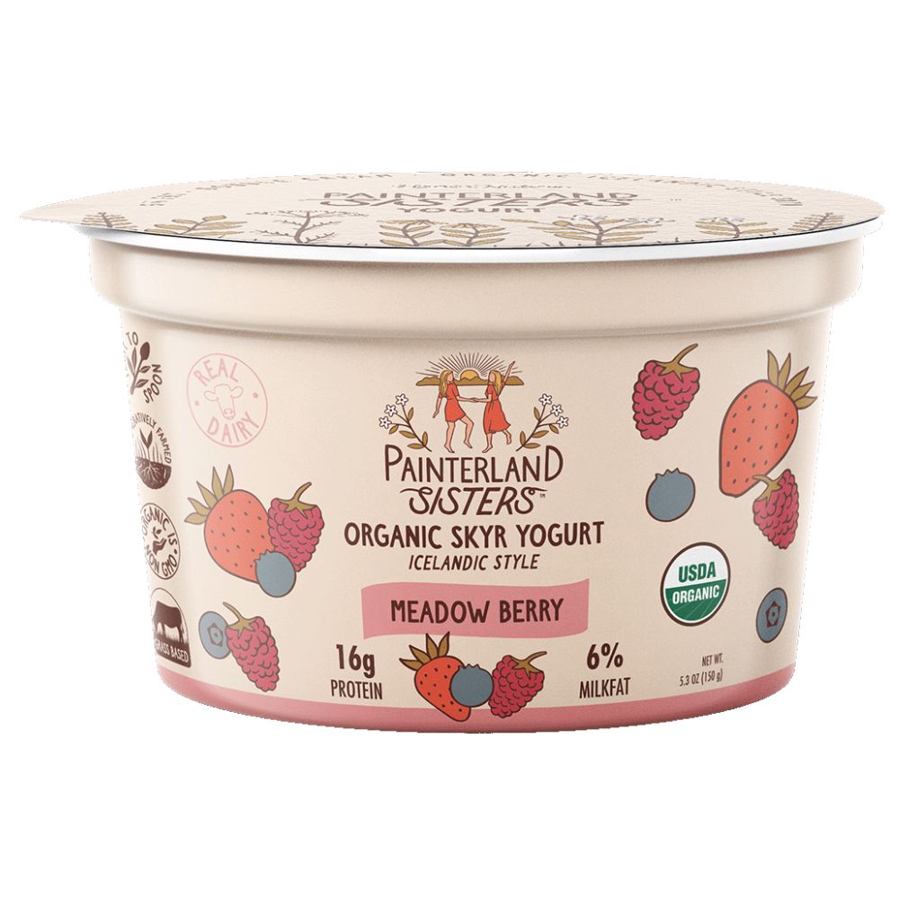 Painterland Sisters Meadow Berry Organic Skyr Yogurt 5.3 oz