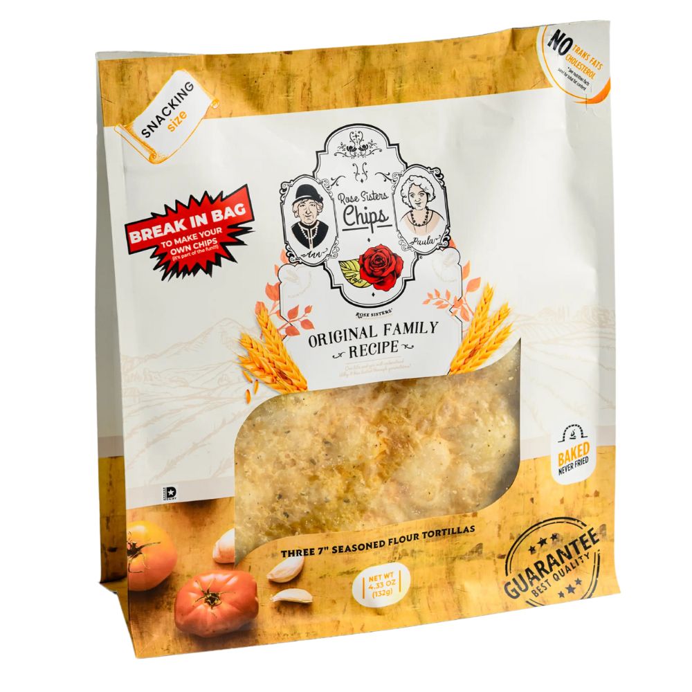 Rose Sisters Original Family Recipe Snack Size Chips 4.33 oz