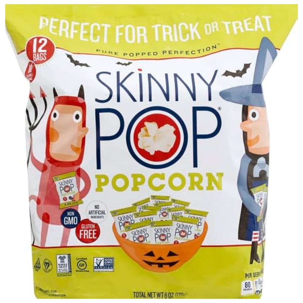 Skinny Pop Gluten Free Halloween Multipack Popcorn 6 oz