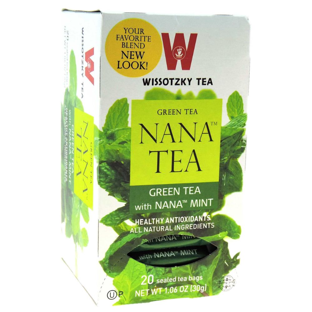Wissotzky Signature Collection Green Tea With Nana Mint 16 ct