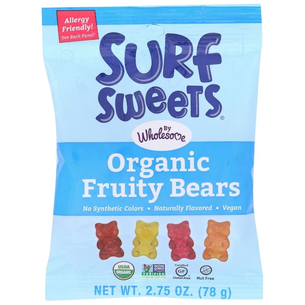 Surf Sweets Organic Fruity Bears 2.75 oz