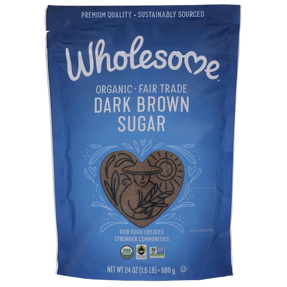 Wholesome Organic Dark Brown Sugar 24 oz