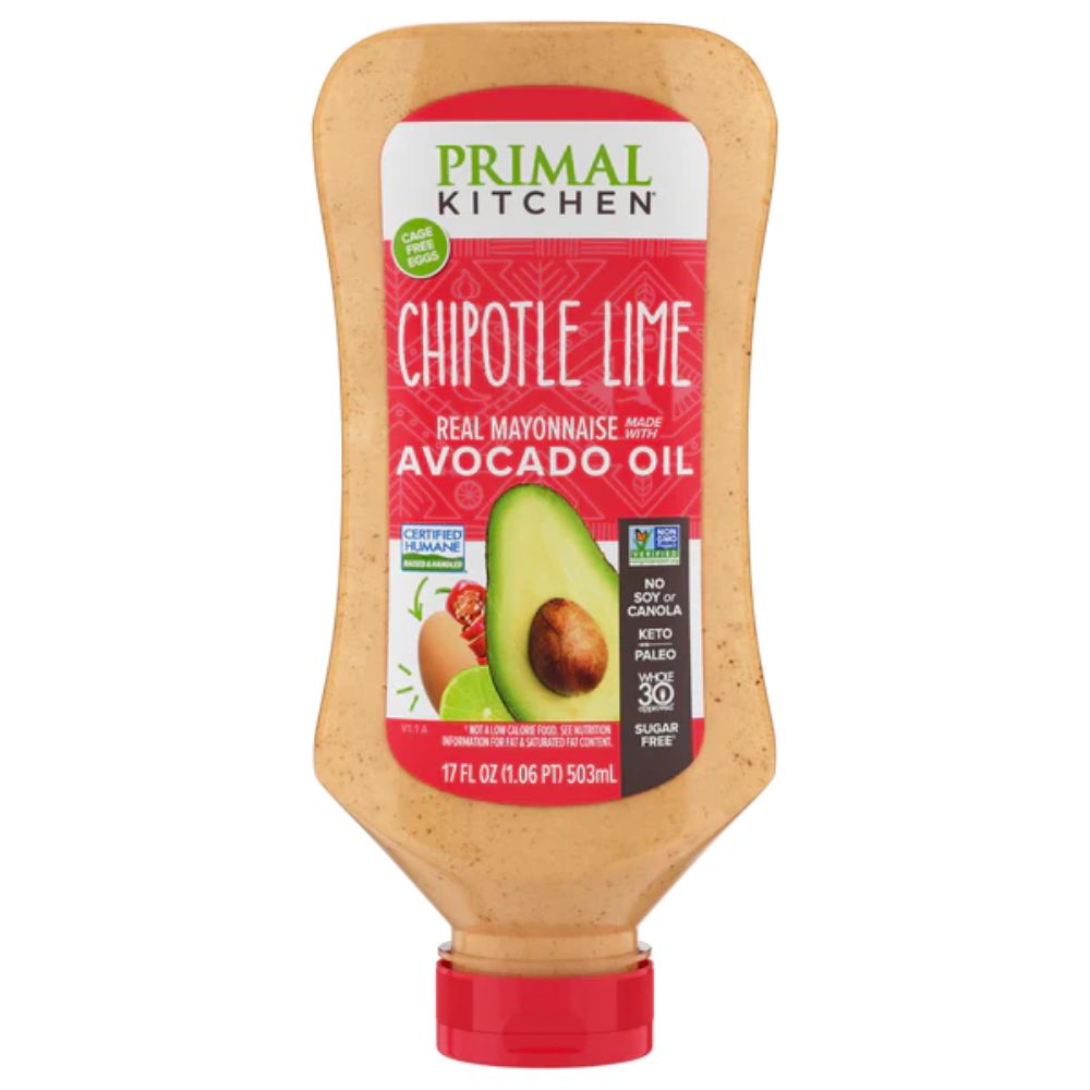 Primal Kitchen Chipotle Lime Mayonnaise Made With Avocado Oil 17 oz