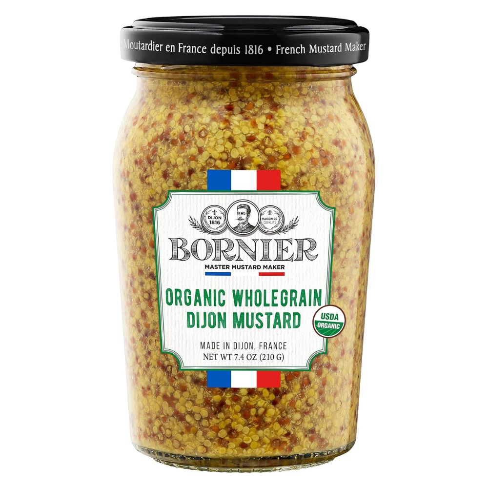 Bornier Organic Wholegrain Dijon Mustard 7.4 oz 