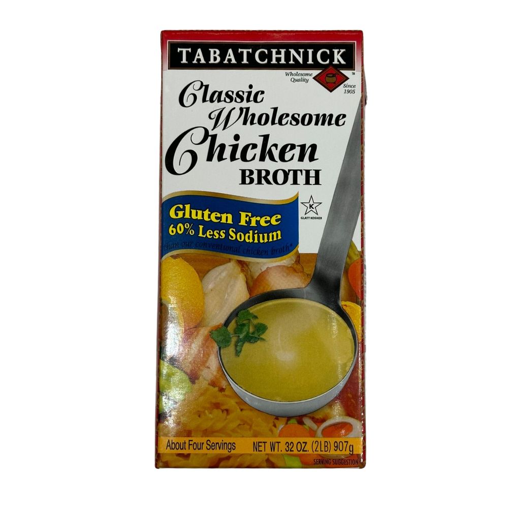 Tabatchnick Classic Wholesome Chicken Broth 60% Less Sodium 32 oz