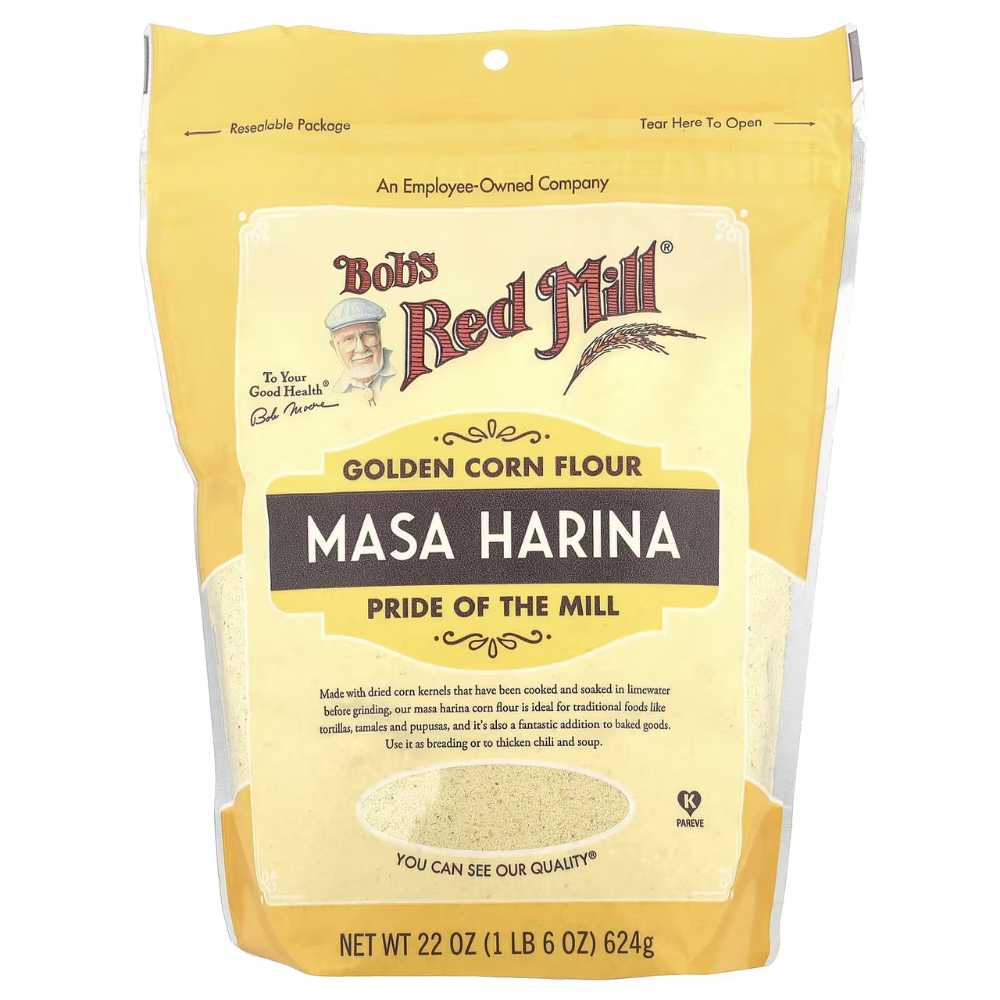 Bob's Red Mill Golden Masa Harina Corn Flour 22 oz