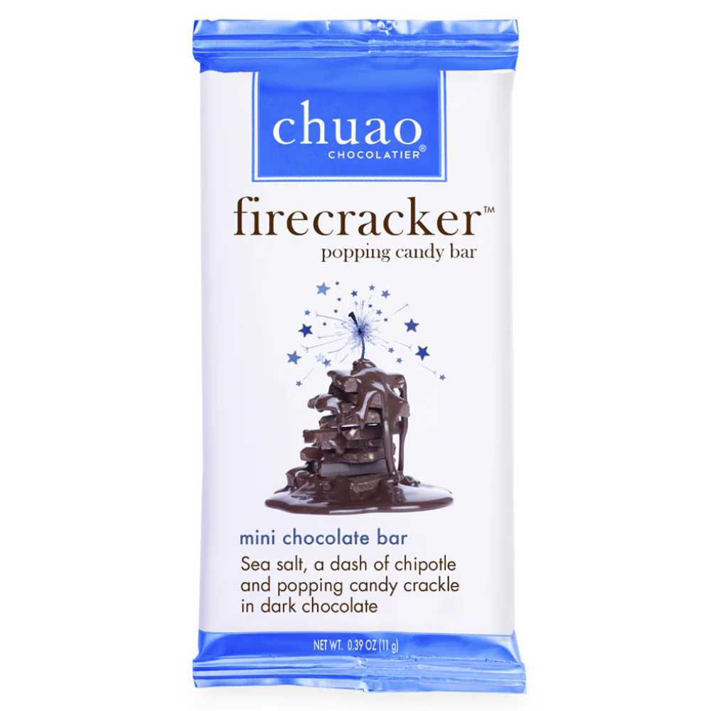 Chuao Mini Dark Chocolate Firecracker Bar 0.39 oz