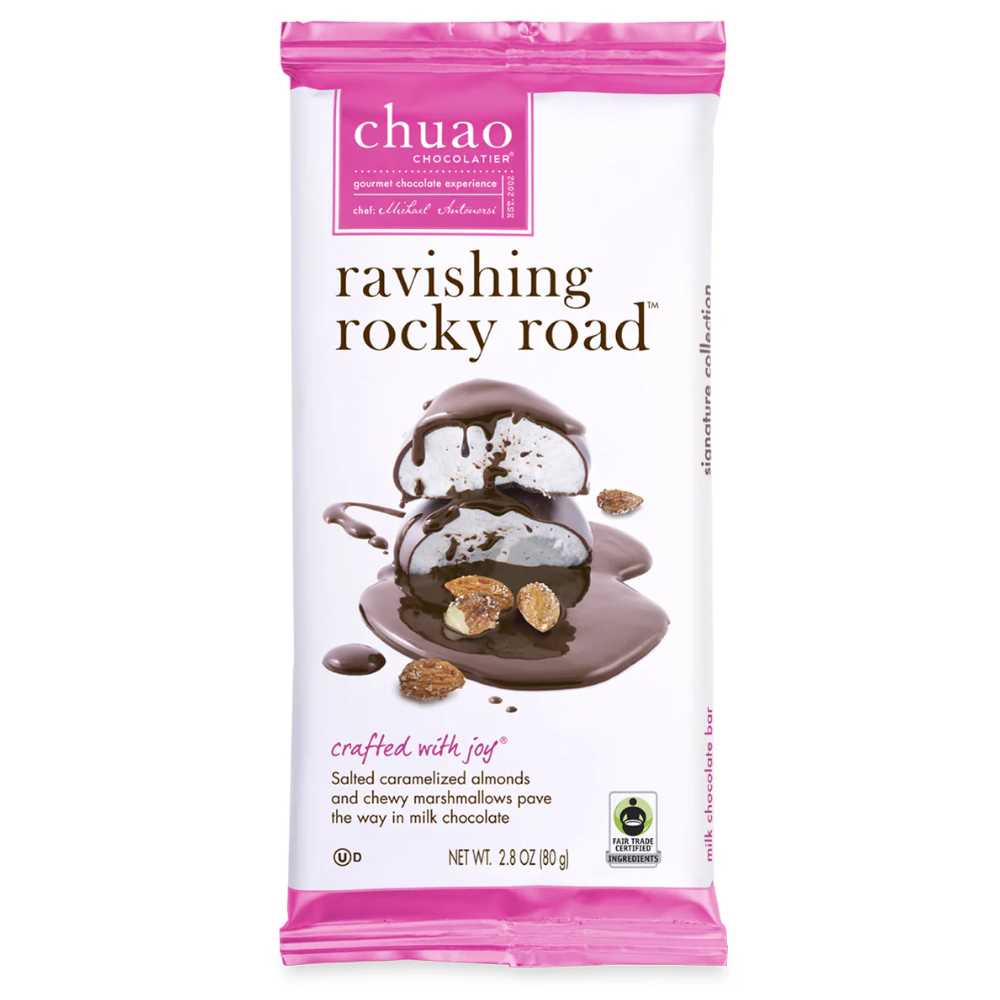 Chuao Milk Chocolate Ravishing Rocky Road 2.8 oz