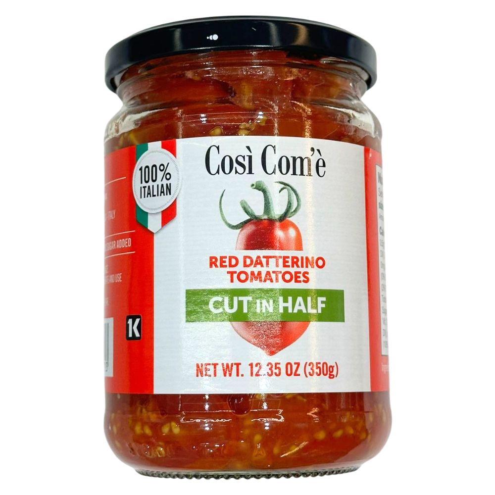 Cosi Come Red Datterino Tomatoes Cut in Half 12.35 oz