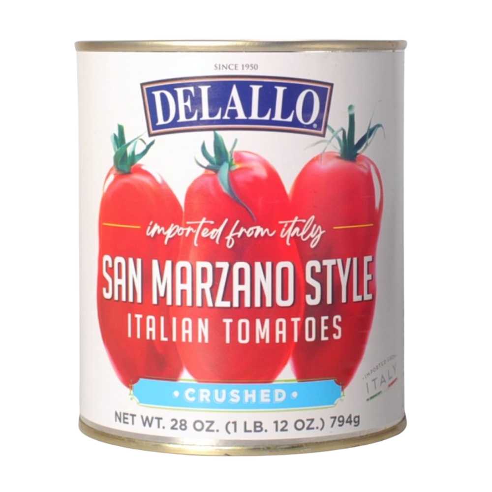 Delallo San Marzano Style Crushed Italian Tomatoes 28 oz