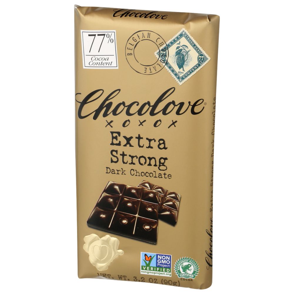 Chocolove Extra Strong Dark Chocolate 3.2 oz