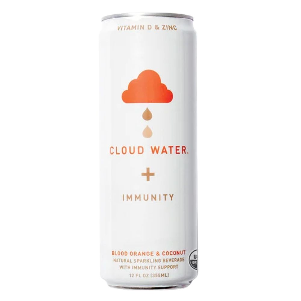 Cloud Water Immunity Organic Blood Orange & Coconut Sparkling Water 12 oz