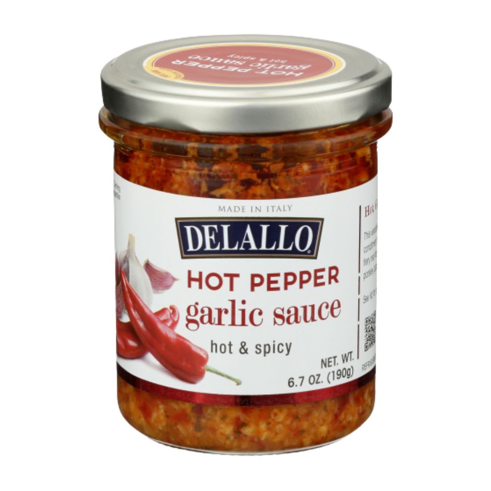 Delallo Hot Pepper Garlic Sauce 7 oz