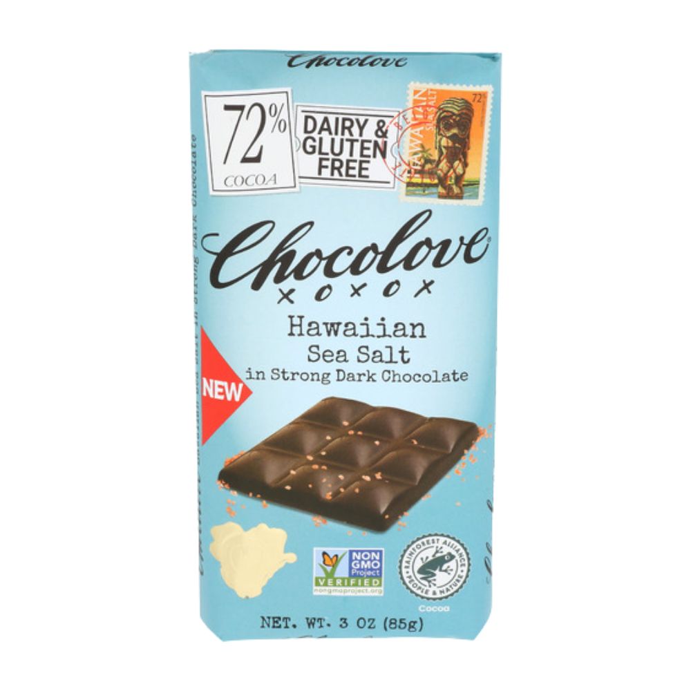 Chocolove Dark Chocolate Hawaiian Sea Salt Bar 3 oz