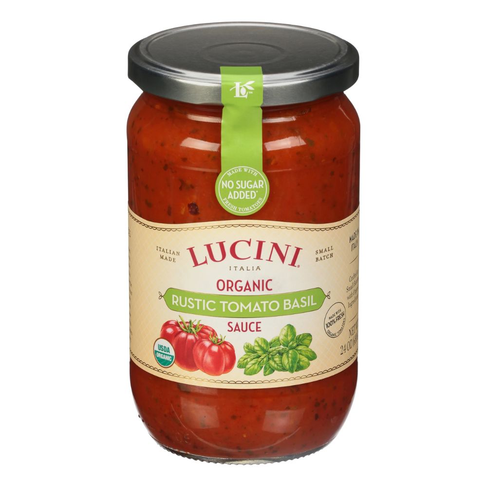 Lucini Organic Rustic Tomato Basil Sauce 25.5 oz