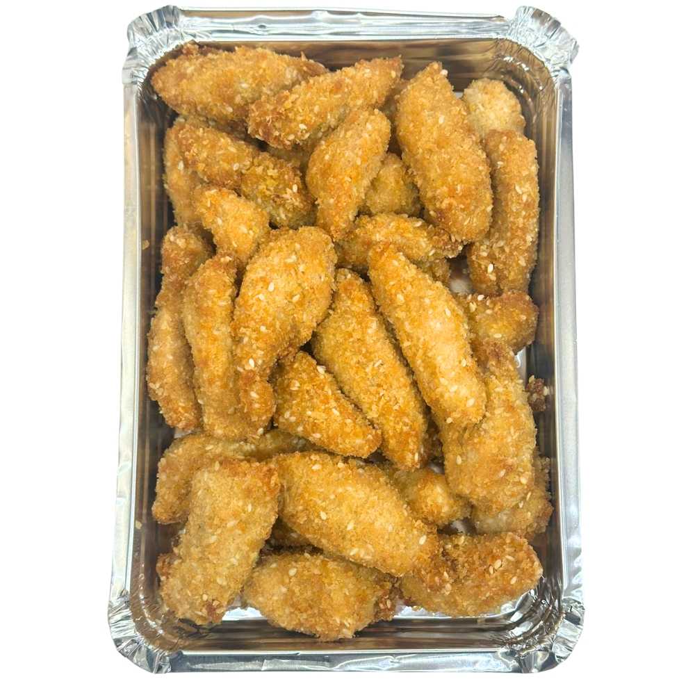 Ouri's Baked Schnitzel Sesame Chicken