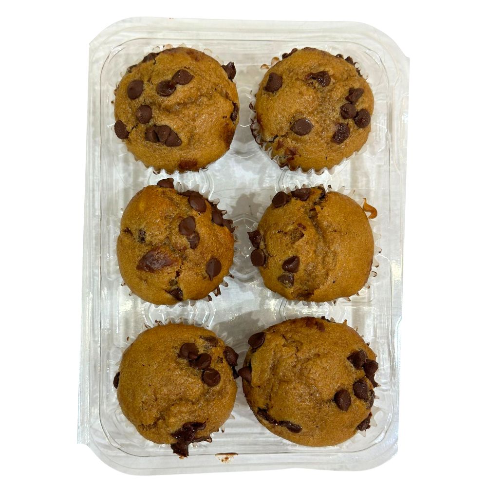 Ouri's Freshly Baked Mini Chocolate Chip Spelt Muffins