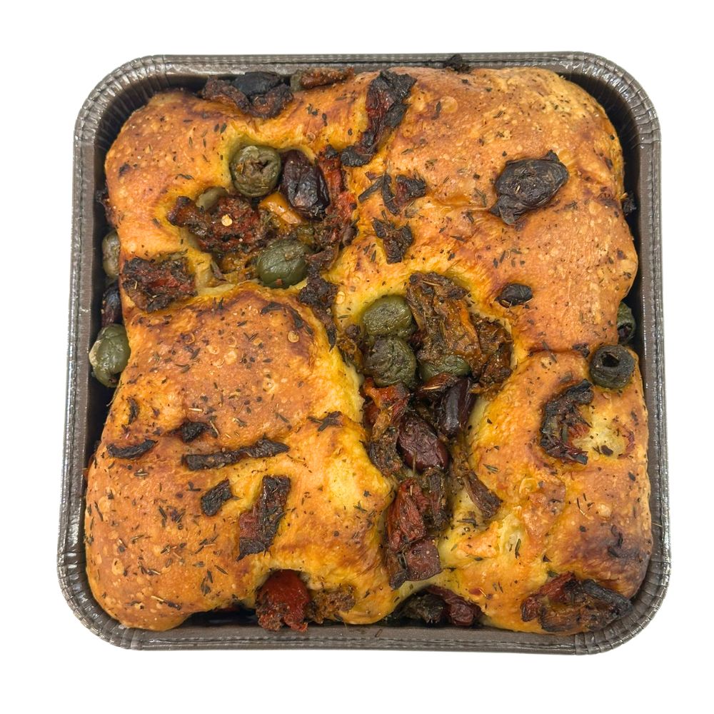 Ouri's Focaccia Olive & Pepper