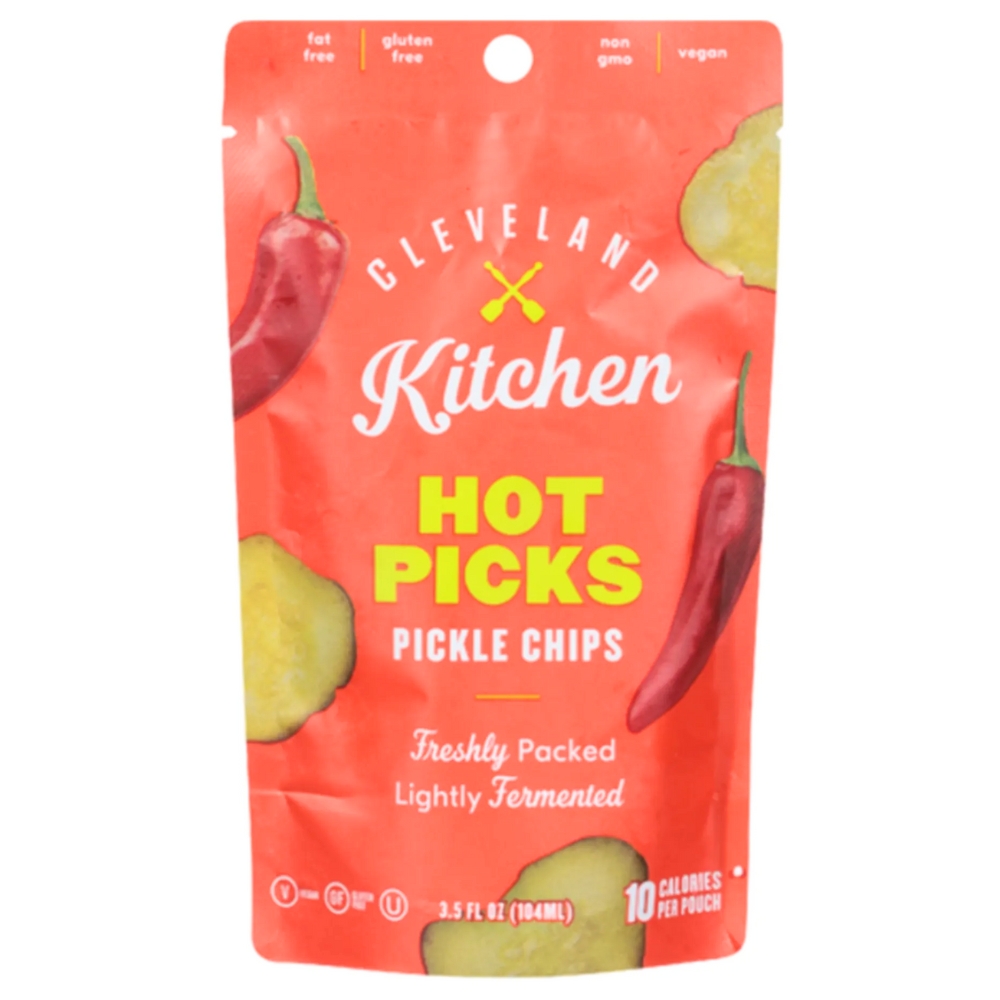 Cleveland Kitchen Hot Picks Pickle Chips 3 oz