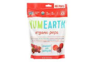 Natural Earth Organic Lollipops 8.5 oz