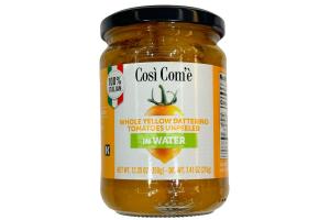 Cosi Come Whole Yellow Datterino Tomatoes Unpeeled in Water 12.35 oz