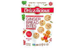 Drizzilicious Mini Rice Cakes Gingerbread Bites 4 oz