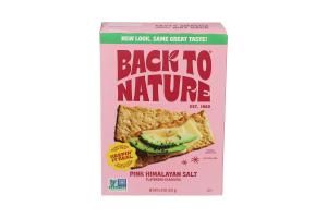 Back To Nature Pink Himalayan Salt Flatbread Crackers 5 oz