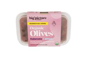 Big Picture Foods Organic Olives Kalamata Pitted 8 oz