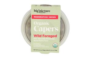Big Picture Foods Organic Capers Wild Foraged 4.6 oz