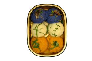 Ouri's Tri-Colour Mashed Potato