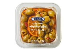 Delallo Spicy Sweet Calabrian & Citrus Olive Salad 7 oz