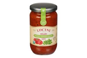 Lucini Organic Rustic Tomato Basil Sauce 25.5 oz